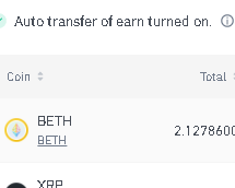 BETH　ウォレット　イーサリアム